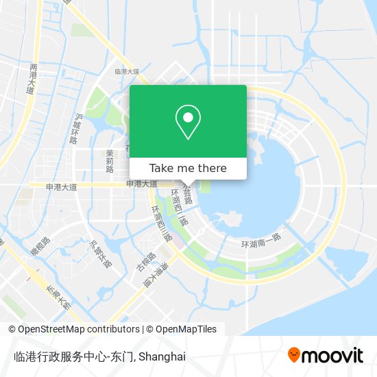 临港行政服务中心-东门 map