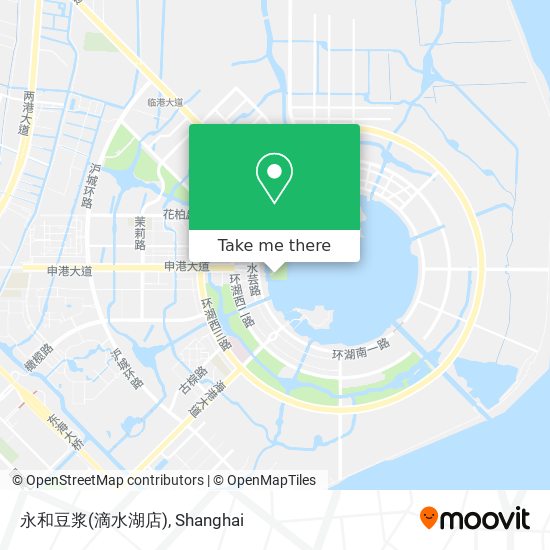 永和豆浆(滴水湖店) map