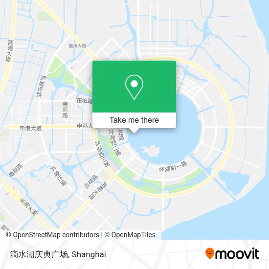 滴水湖庆典广场 map