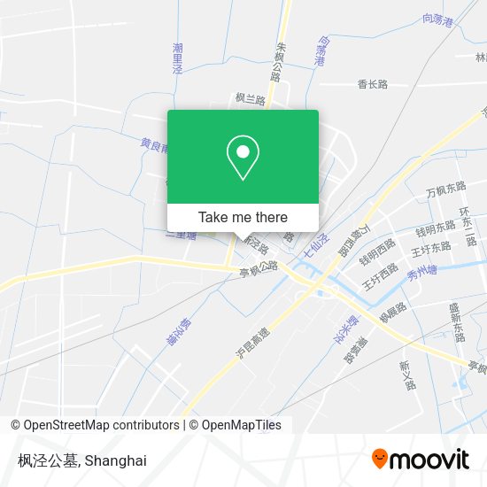 枫泾公墓 map