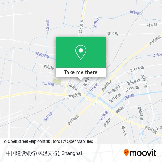 中国建设银行(枫泾支行) map