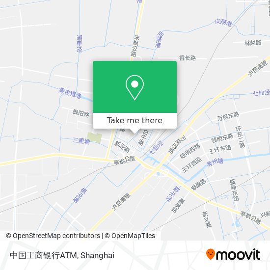 中国工商银行ATM map
