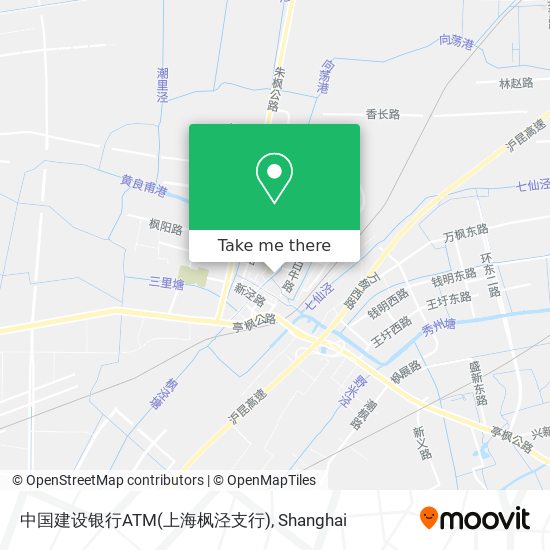 中国建设银行ATM(上海枫泾支行) map