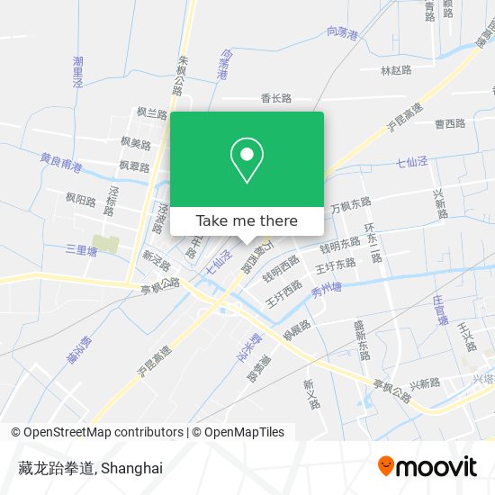 藏龙跆拳道 map