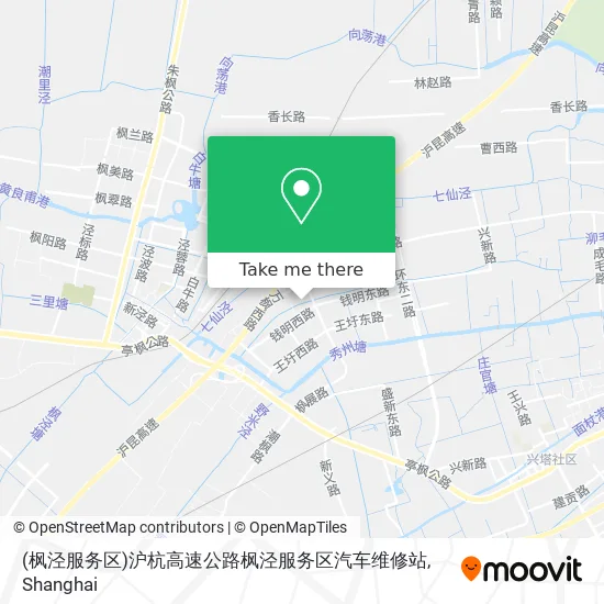 (枫泾服务区)沪杭高速公路枫泾服务区汽车维修站 map
