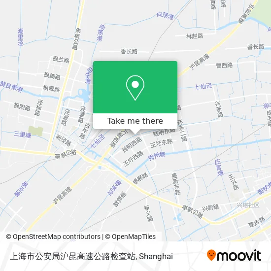 上海市公安局沪昆高速公路检查站 map