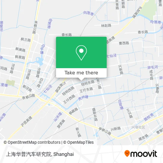 上海华普汽车研究院 map