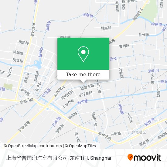 上海华普国润汽车有限公司-东南1门 map