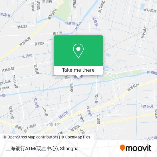 上海银行ATM(现金中心) map
