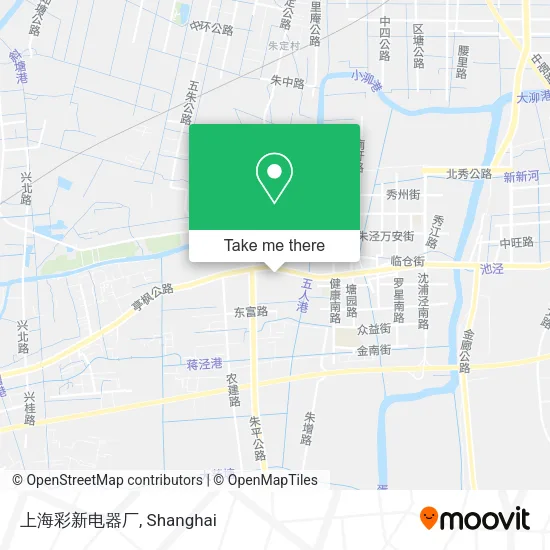 上海彩新电器厂 map