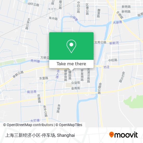 上海三新经济小区-停车场 map