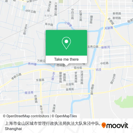 上海市金山区城市管理行政执法局执法大队朱泾中队 map