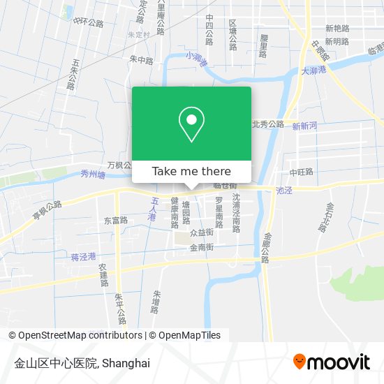 金山区中心医院 map