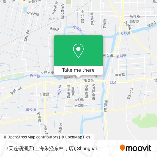 7天连锁酒店(上海朱泾东林寺店) map