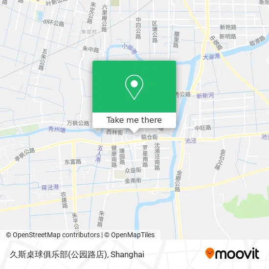 久斯桌球俱乐部(公园路店) map