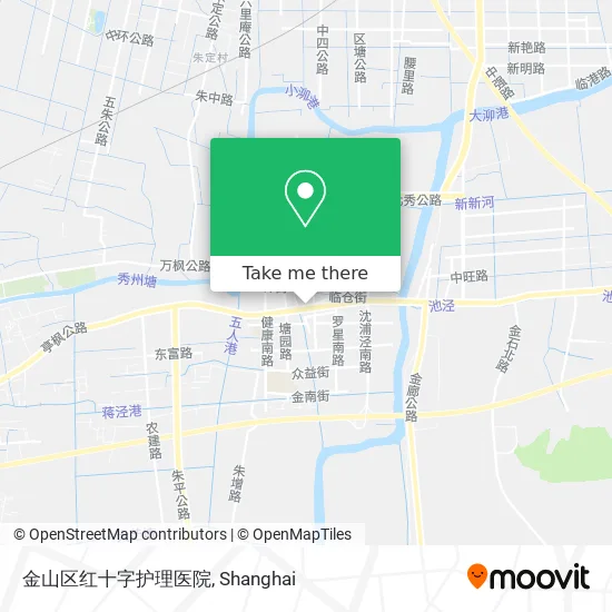 金山区红十字护理医院 map