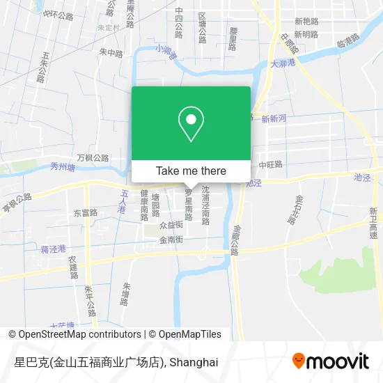 星巴克(金山五福商业广场店) map
