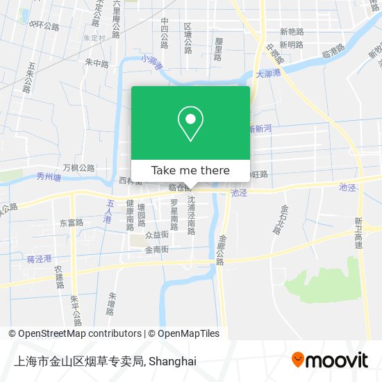 上海市金山区烟草专卖局 map