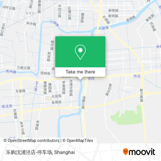 乐购沈浦泾店-停车场 map