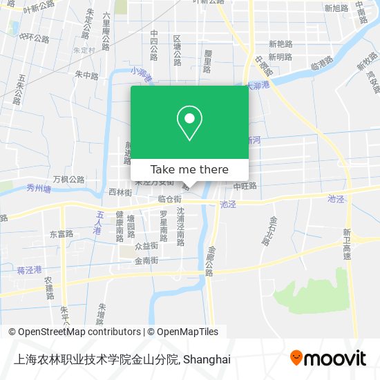 上海农林职业技术学院金山分院 map