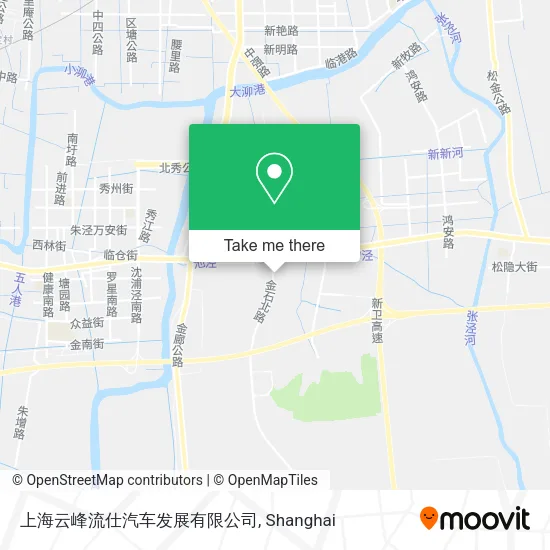 上海云峰流仕汽车发展有限公司 map