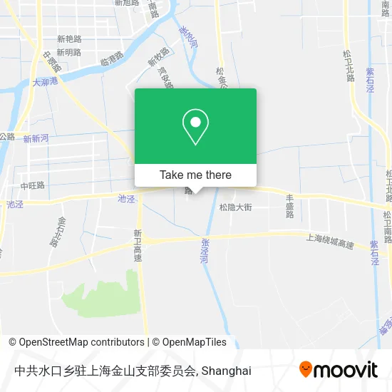 中共水口乡驻上海金山支部委员会 map