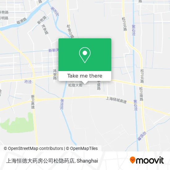 上海恒德大药房公司松隐药店 map