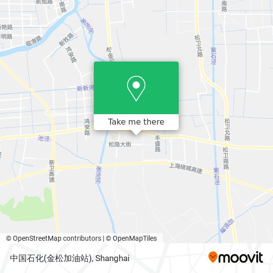 中国石化(金松加油站) map