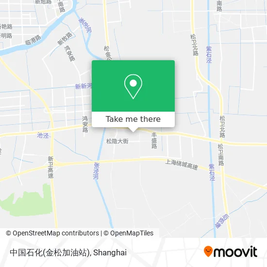 中国石化(金松加油站) map