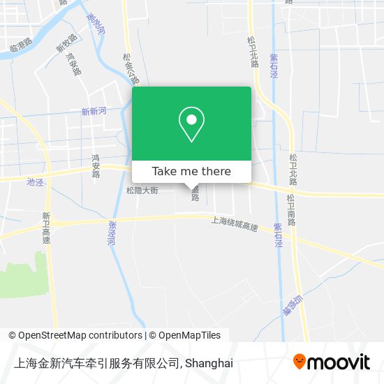 上海金新汽车牵引服务有限公司 map