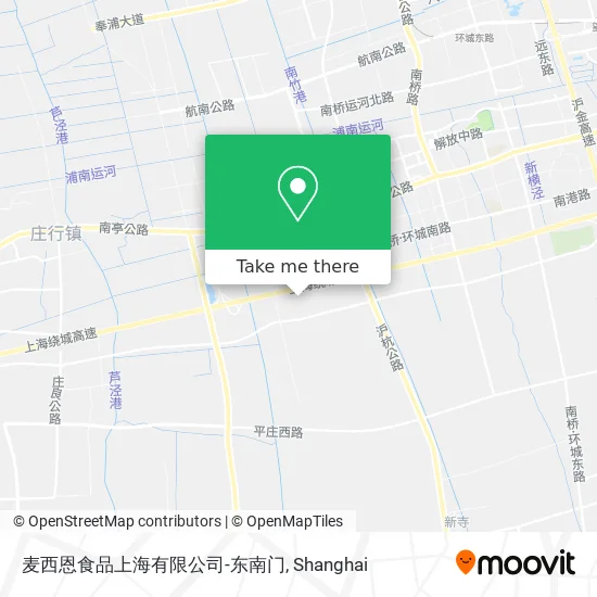 麦西恩食品上海有限公司-东南门 map