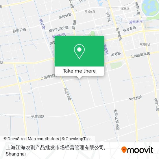 上海江海农副产品批发市场经营管理有限公司 map