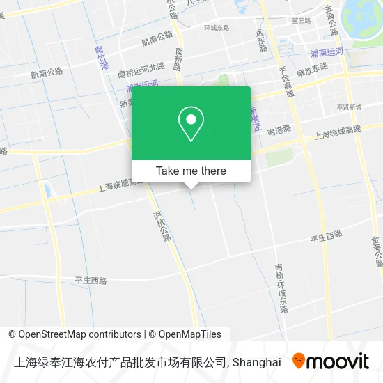 上海绿奉江海农付产品批发市场有限公司 map