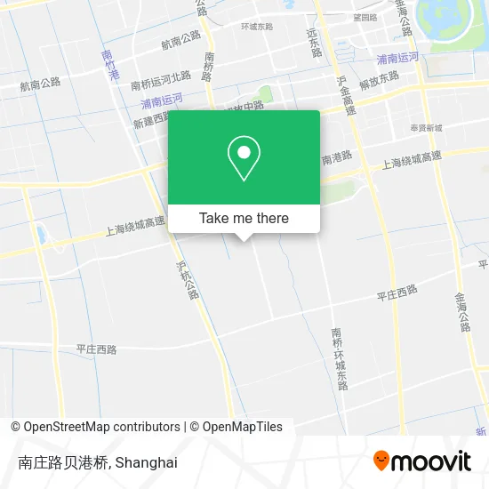 南庄路贝港桥 map