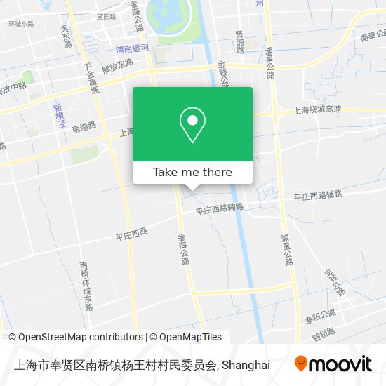 上海市奉贤区南桥镇杨王村村民委员会 map
