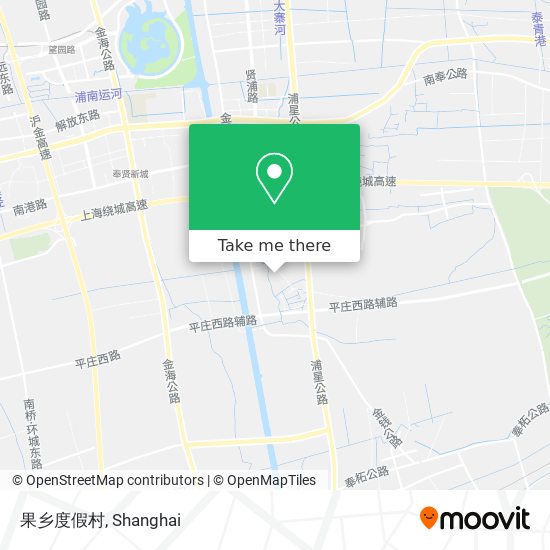 果乡度假村 map