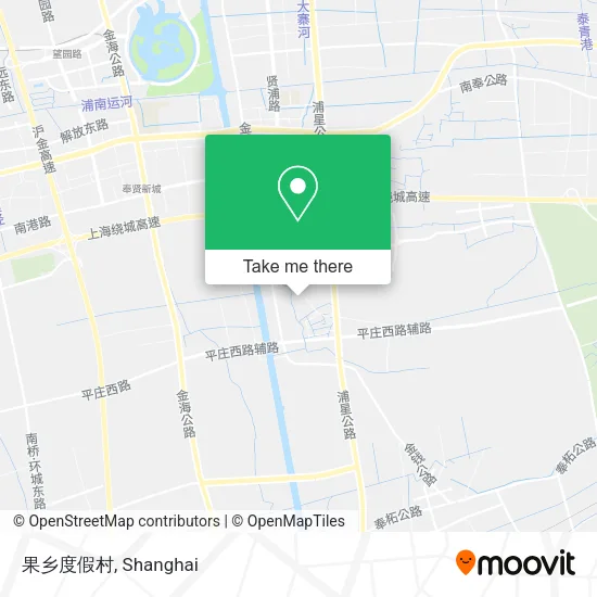果乡度假村 map