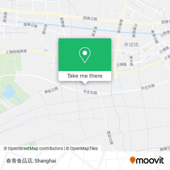 春青食品店 map