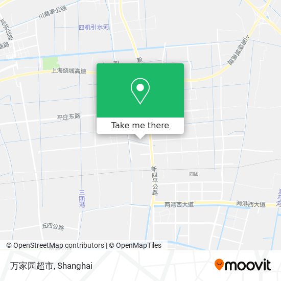 万家园超市 map