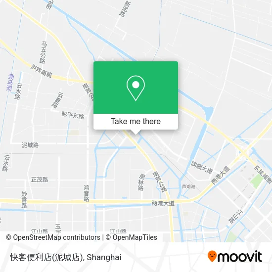快客便利店(泥城店) map