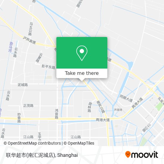 联华超市(南汇泥城店) map