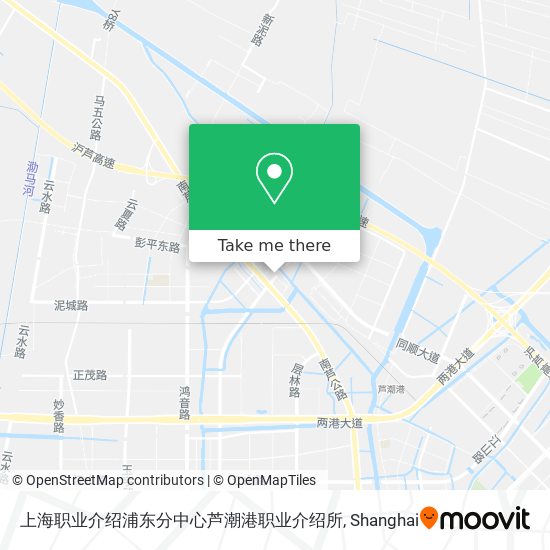 上海职业介绍浦东分中心芦潮港职业介绍所 map
