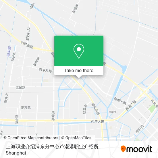 上海职业介绍浦东分中心芦潮港职业介绍所 map