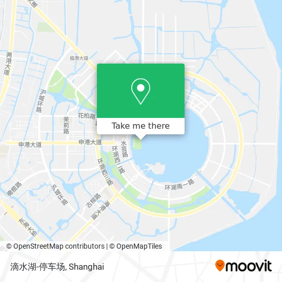 滴水湖-停车场 map