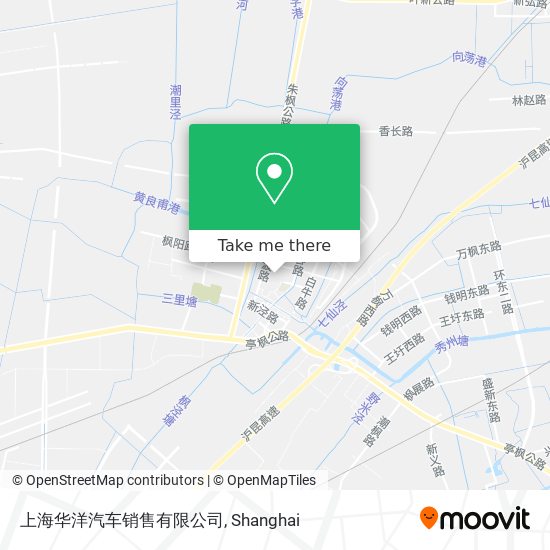 上海华洋汽车销售有限公司 map