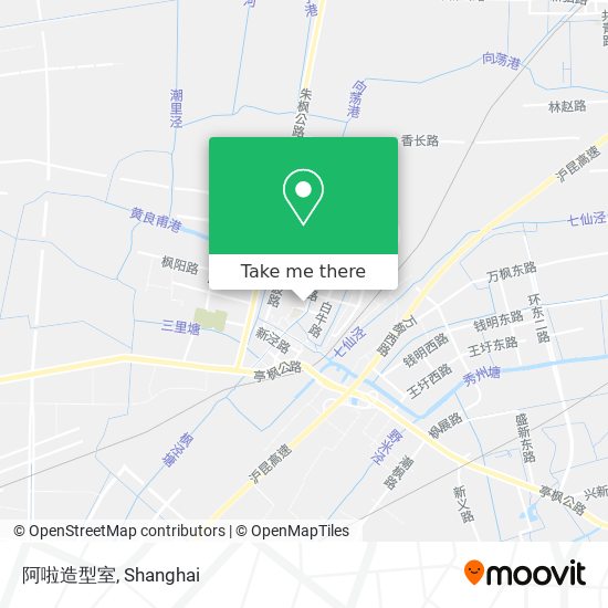 阿啦造型室 map