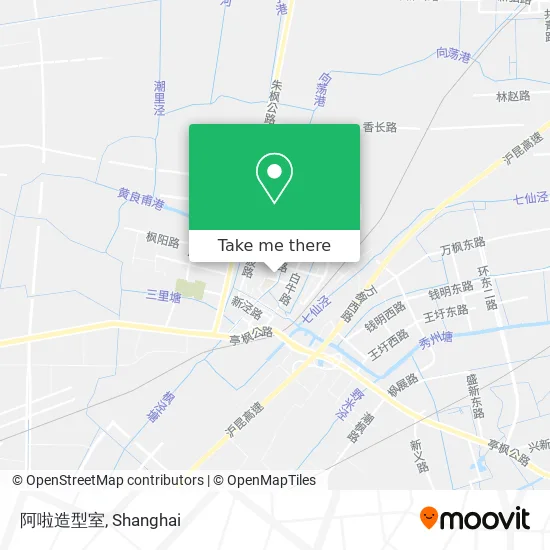 阿啦造型室 map