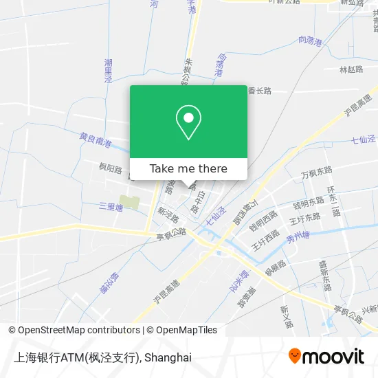 上海银行ATM(枫泾支行) map