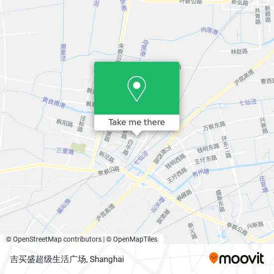 吉买盛超级生活广场 map