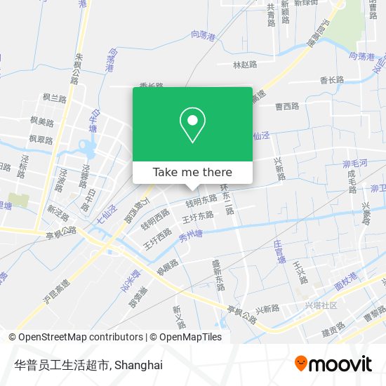 华普员工生活超市 map